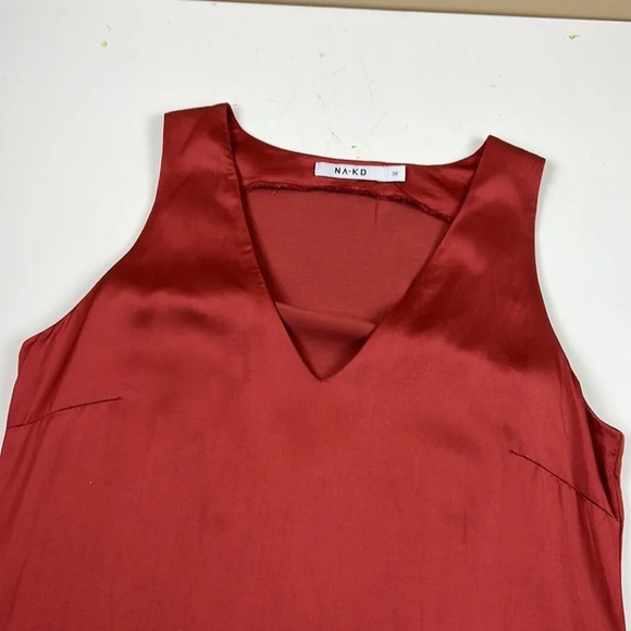 SOLD Na-kd Slip Dress  with Side Slits - Picture 5 of 9